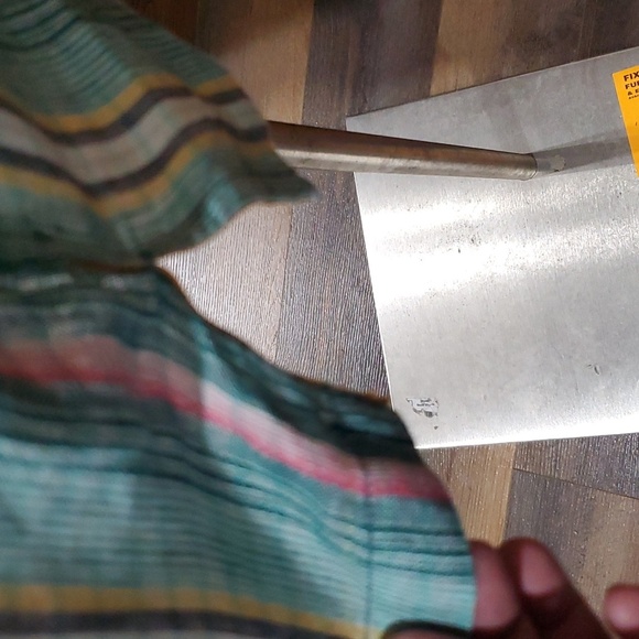 Tommy Bahama linen short sleeve striped button up shirt - Picture 5 of 8